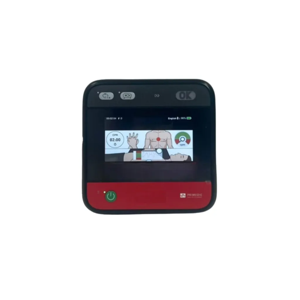 Primedic Heartsave myPAD Display AED Halbautomat front.webp