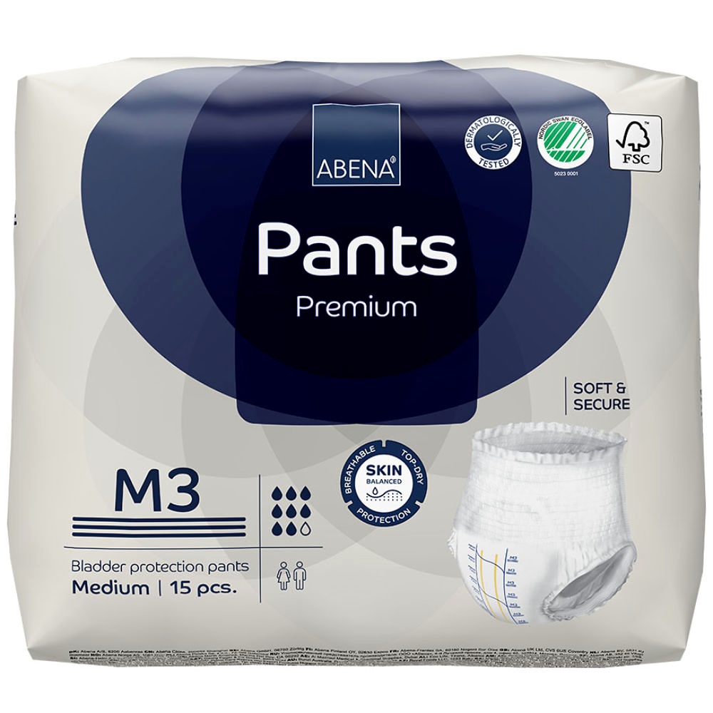 Abena Pants M3, Premium Inkontinenz-Pants (15 Stck.)