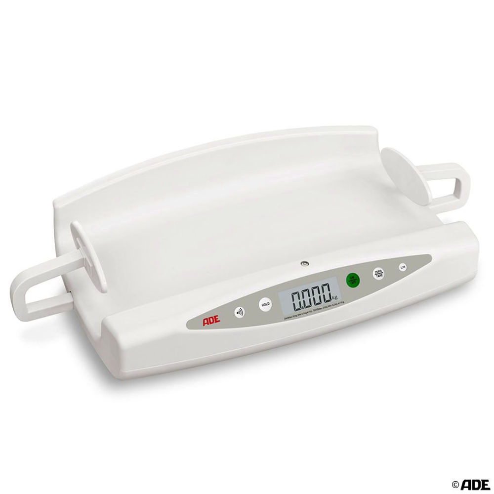 Elektronische Babywaage Modell M118000-01 m. Digitalem Längenmesssystem