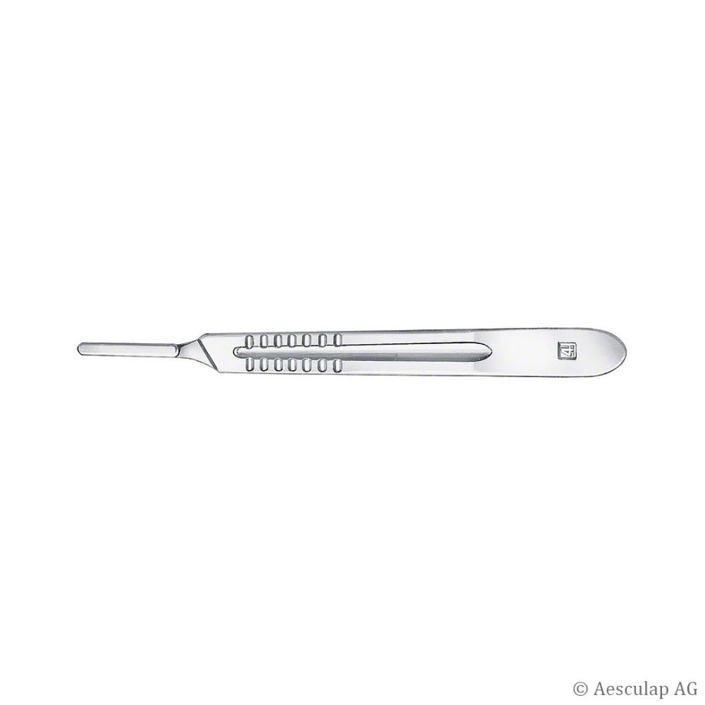 [AES BB084R] Skalpellgriff Gr. 4 Gerade, 13,5 cm