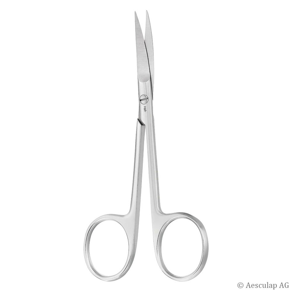 Feine Schere, gebogen, spitz/spitz 12 cm