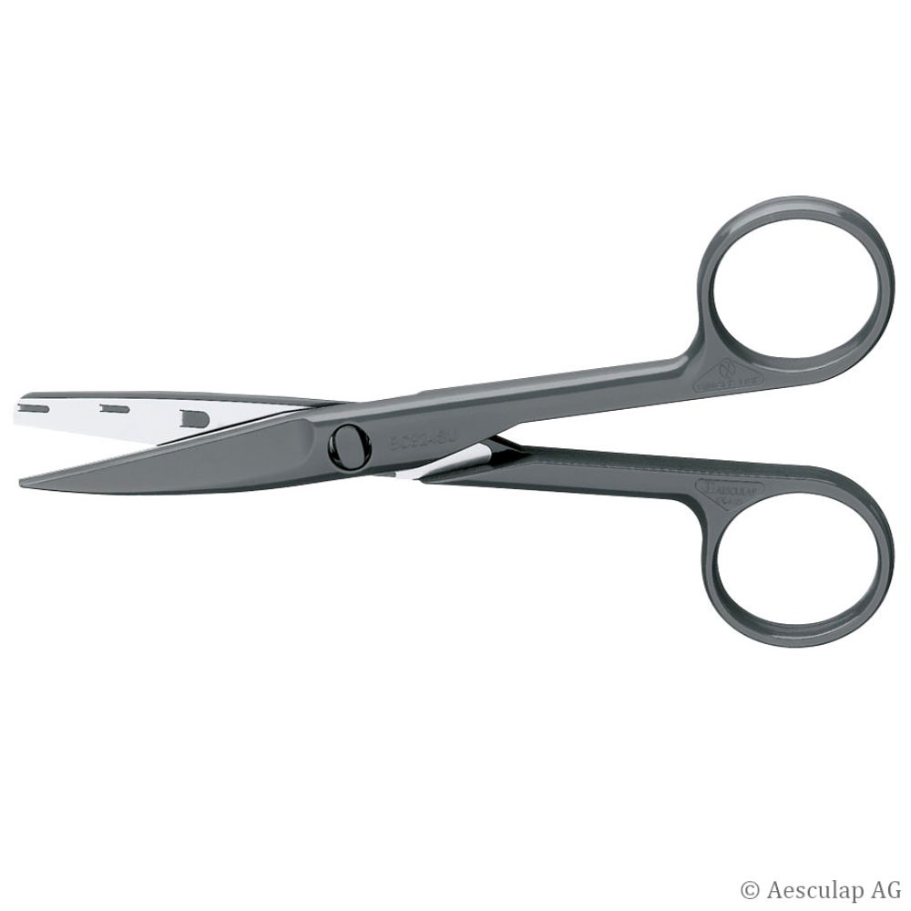 [AES BC324SU] SUSI chir. Scheren, gerade, spitz/stumpf 14,5 cm, zum Einmalgebrauch (20 Stck.)