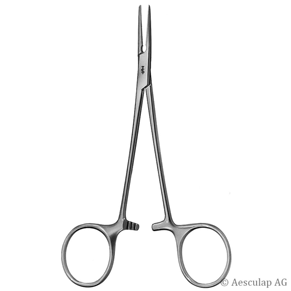 [AES BH110R] Halsted Mosquito Arterienklemme, gerade Gerieft, 12,5 cm