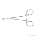 Halsted Mosquito Arterienklemme Gebogen, 1 x 2 Zähne, 12,5 cm