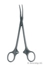 SUSI Arterienklemmen Birkett, gebogen 18,5 cm, zum Einmalgebrauch (20 Stck.)