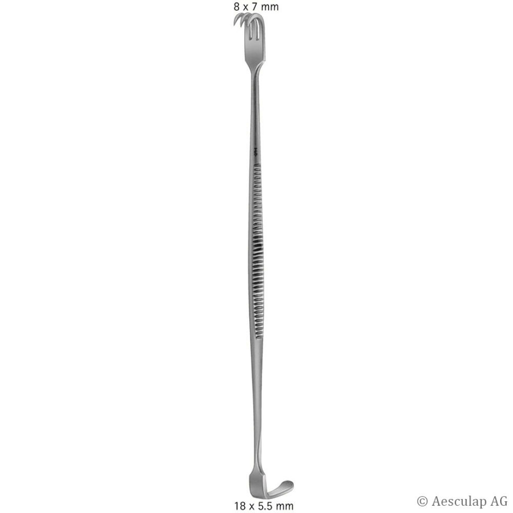 Wundhaken Senn-Miller 8 x 7 mm, 18 x 5,5 mm