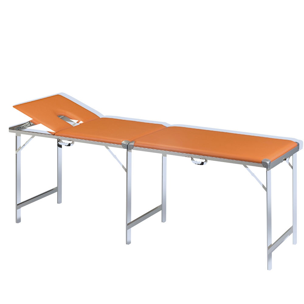 [AGA KF/C72.03] Koffermassagebank mit Kopfteil Und Gesichtsausschnitt blau