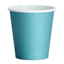 Trinkbecher aus Papier, 180 ml / 200 ml Füllmenge, laguna blue (50 Stck.)