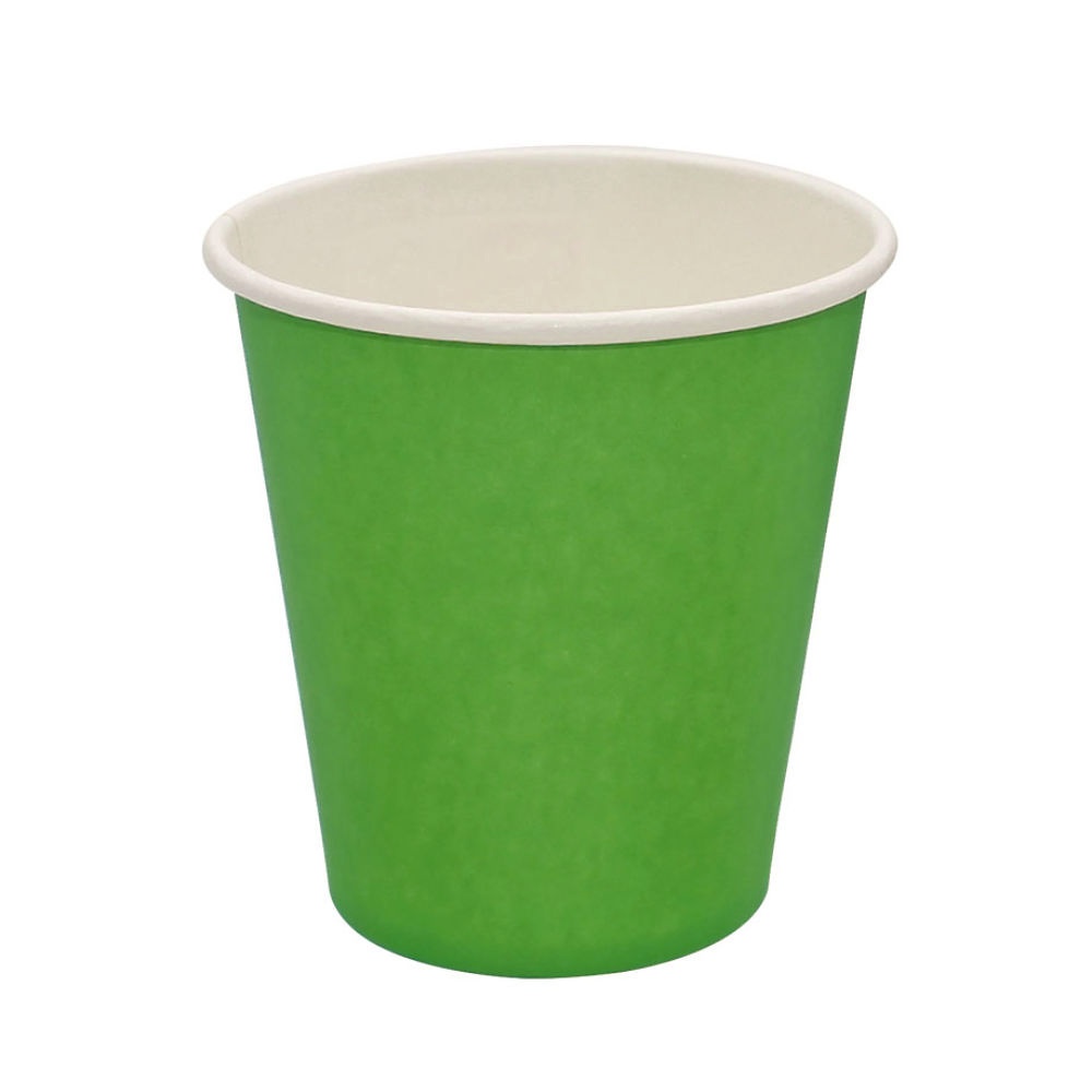 Trinkbecher aus Papier, 180 ml / 200 ml Füllmenge, fresh green (50 Stck.)