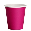 Trinkbecher aus Papier, 180 ml / 200 ml Füllmenge, Flamingo fuchsia (50 Stck.)
