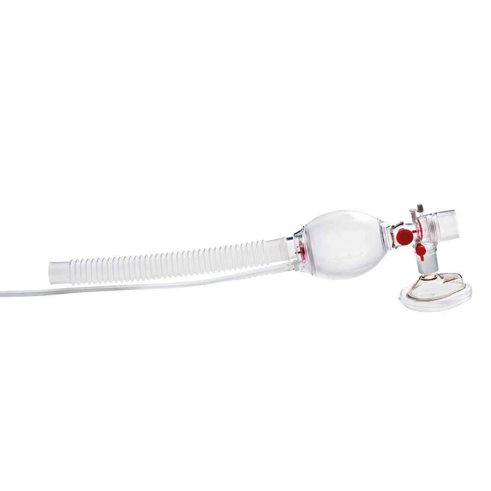 AMBU SPUR II Einmal-Beatmungsbeutel für Neugeborene bis 10 kg, mit Einmal-Gesichtsmaske