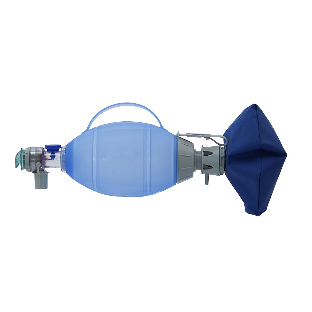 [AMB 470015100] AMBU Oval Plus Silikon-Beatmungsbeutel Für Erwachsene ohne Gesichtsmaske
