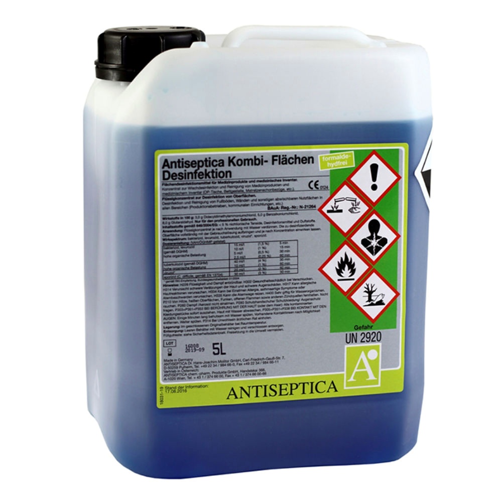 [ANT 1035] Antiseptica Kombi Konzentrat Flächendesinfektion 5 Ltr.