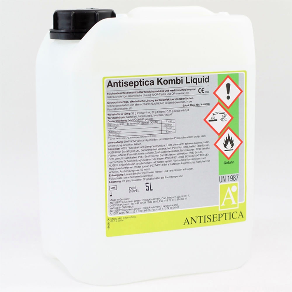 [ANT 1039] Antiseptica Kombi Liquid 5 Ltr. Flächendesinfektion