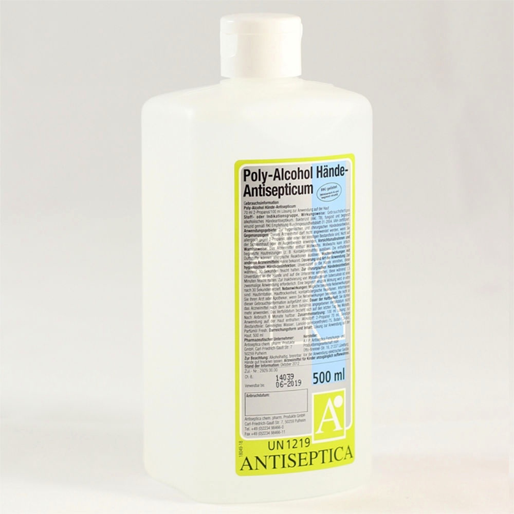 Poly-Alcohol 500 ml Hände-Antisepticum