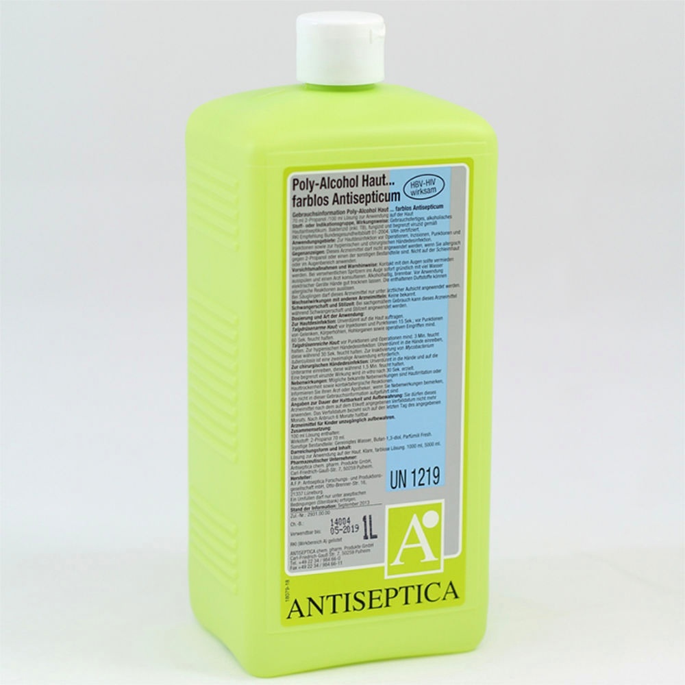 [ANT 1048] Poly-Alcohol 1 Ltr. Haut-Antisepticum farblos