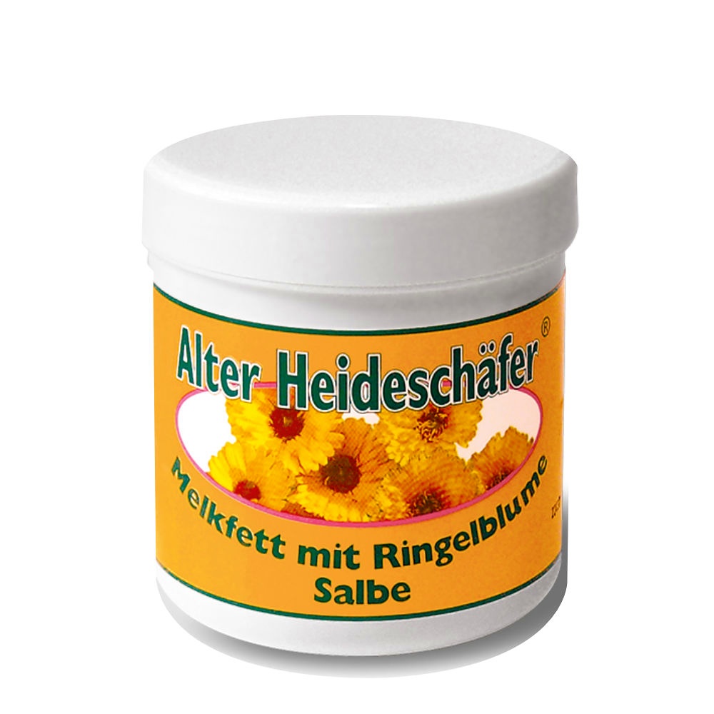 Alter Heideschäfer Melkfett-Salbe mit Ringelblume 250 ml