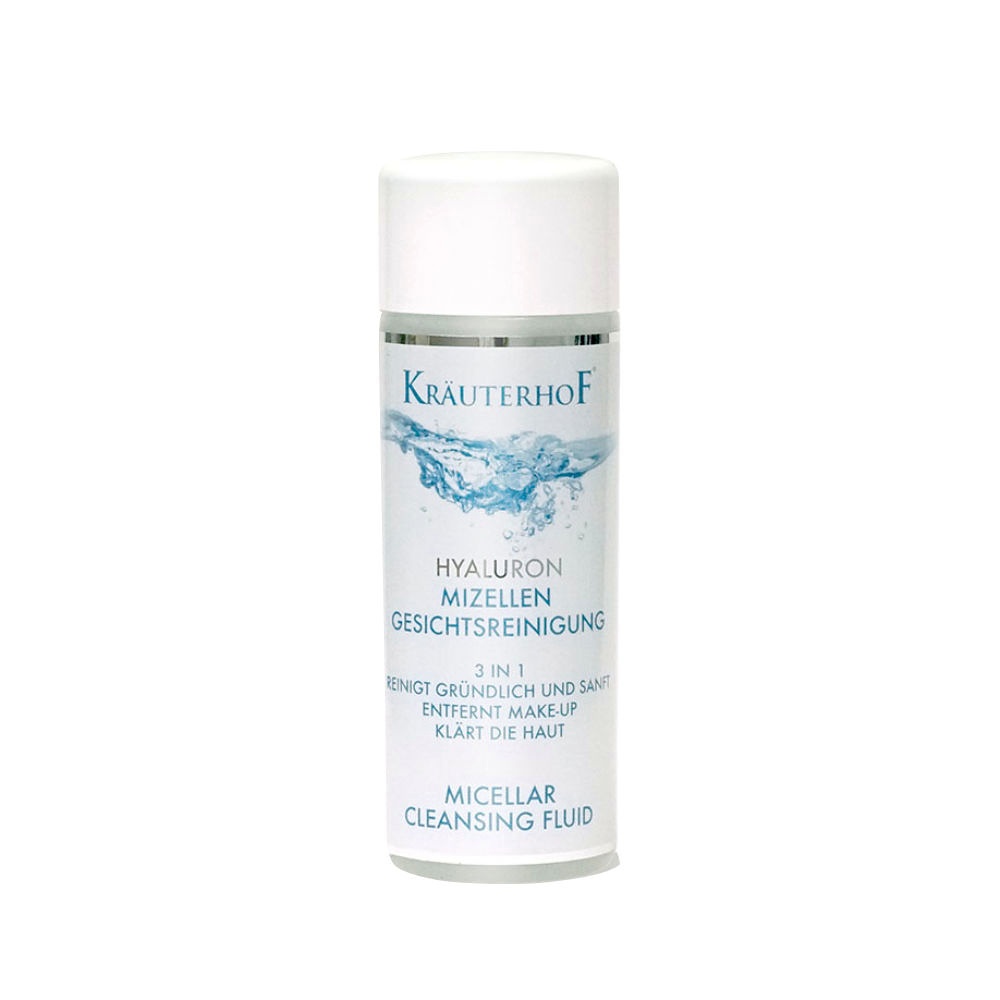 [ASA 10512] KräuterhoF Hyaluron Mizellen Gesichtsreinigung 3-in-1, 200 ml