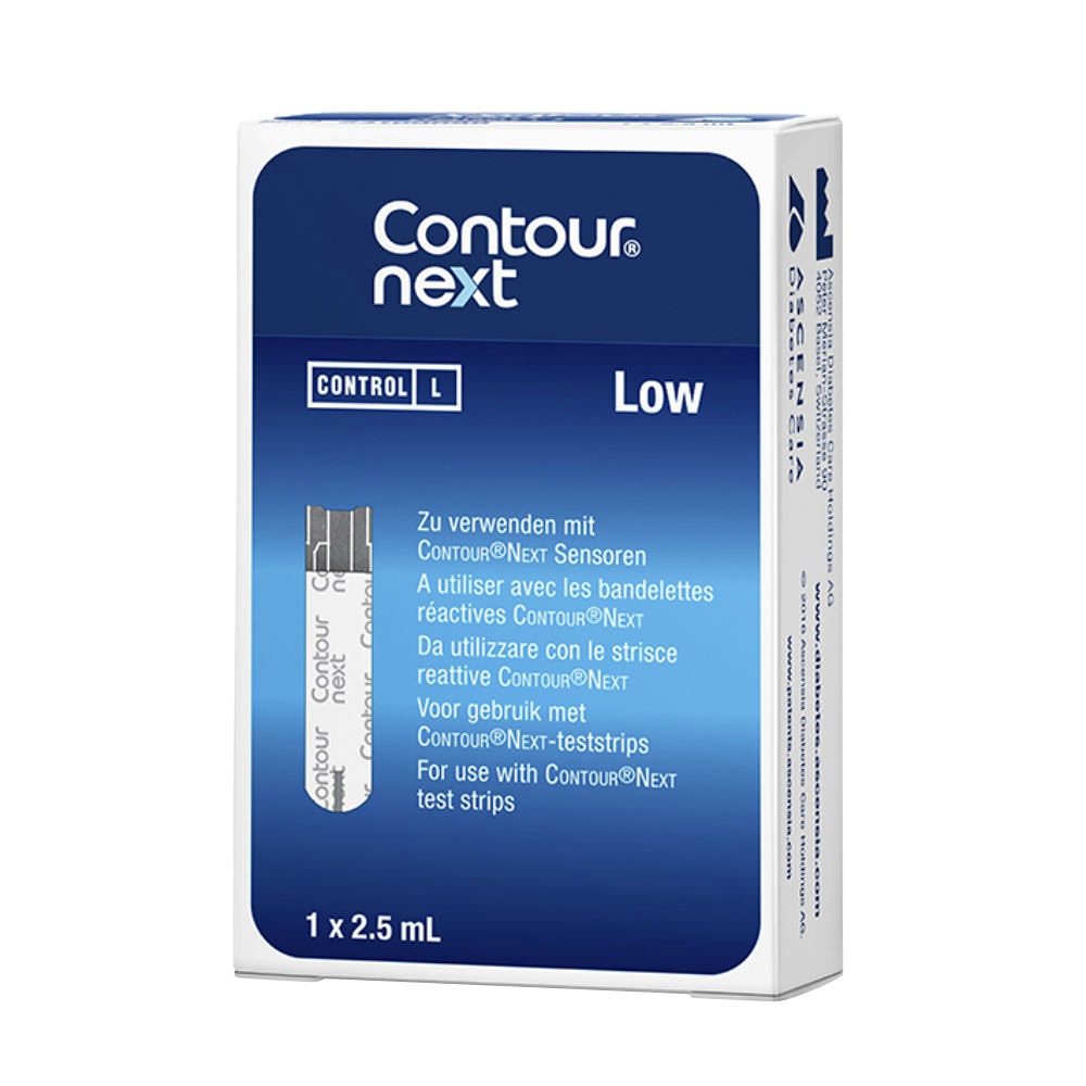 CONTOUR NEXT Kontroll-Lösung Niedrig