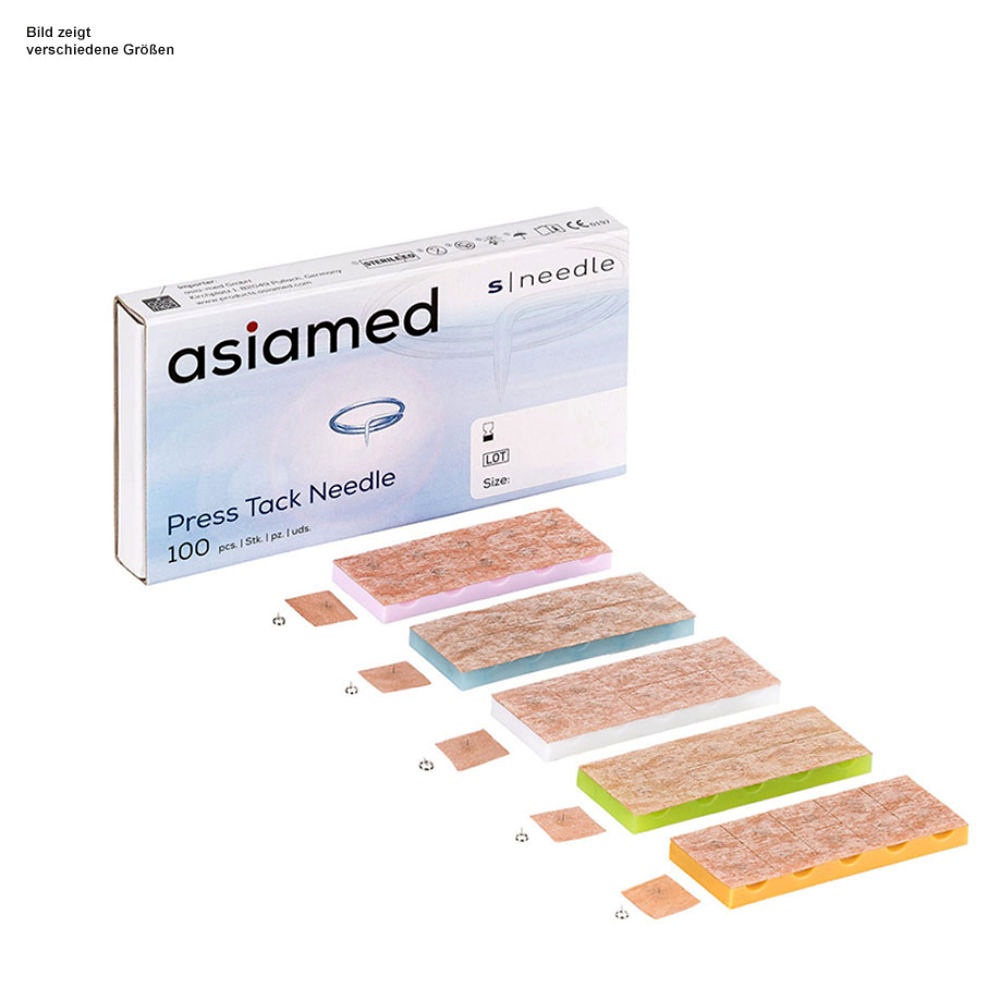 [ASI A000554] Dauernadeln Press-Tack M 0,24 x 1,7 mm (100 Stck.)