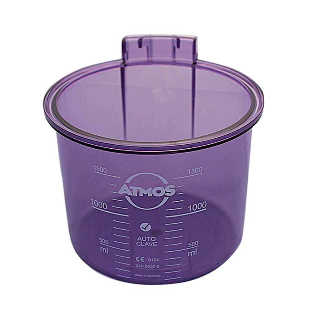 [ATM 340.0050.0] DDS-Sekretbehälter, Kunststoff, 1,5 Ltr. Autoklavierbar