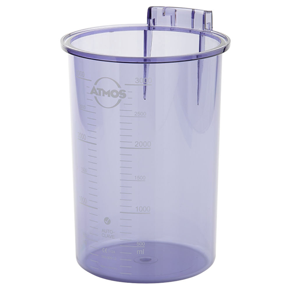 [ATM 340.0051.0] DDS-Sekretbehälter, Kunststoff, 3 Ltr. Autoklavierbar