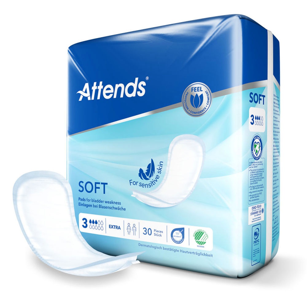 [ATT 208250] Attends Soft 3 Extra Inkontinenzeinlagen (30 Stck.)