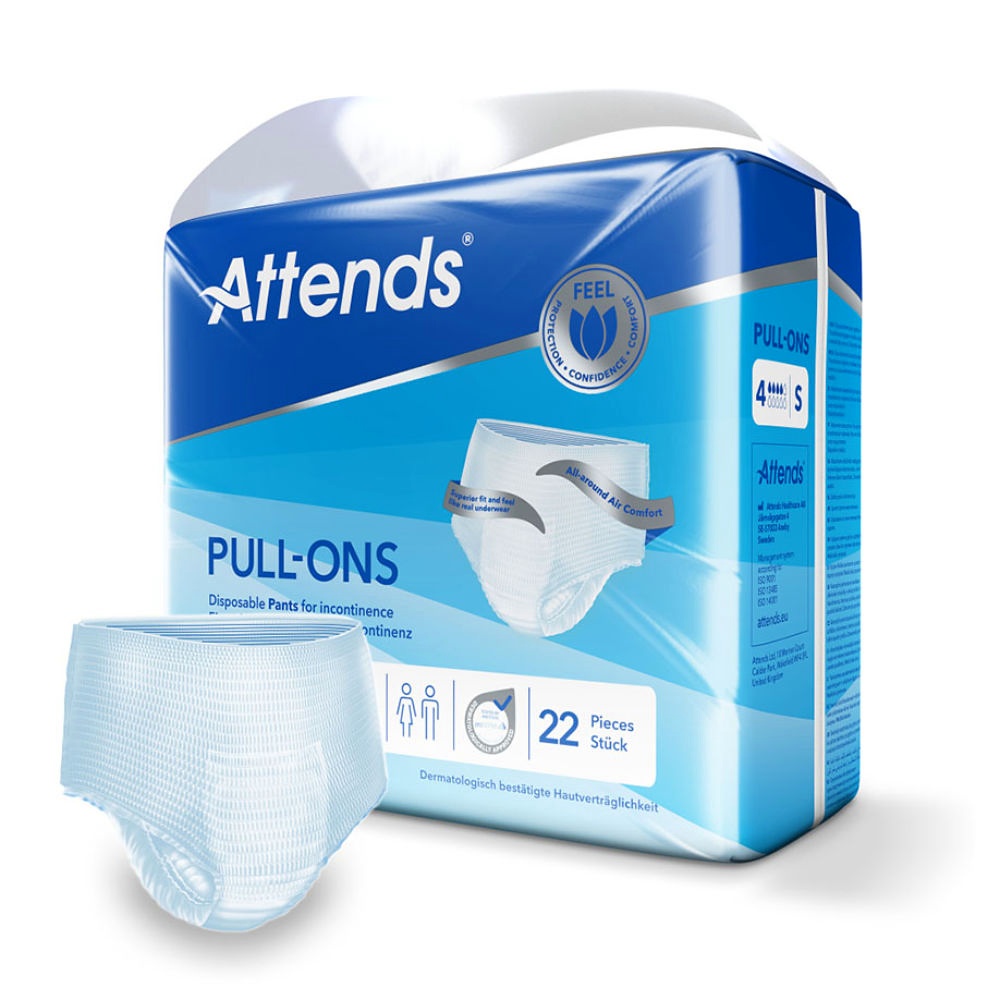 Attends Pull-Ons 4 S Einweghosen (22 Stck.)