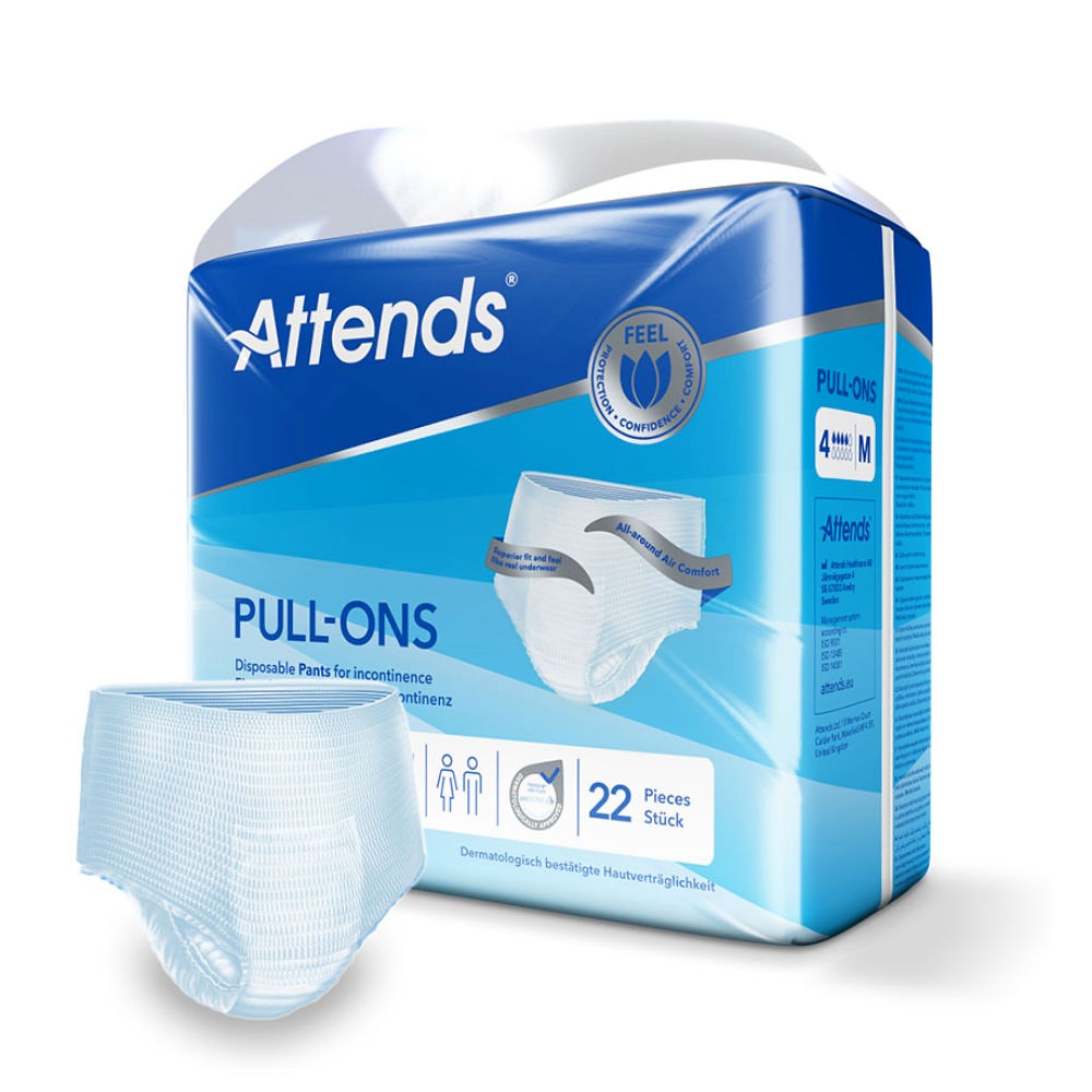 Attends Pull-Ons 4 M Einweghosen (22 Stck.)