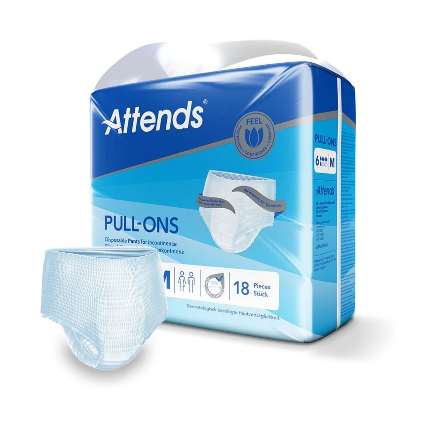 Attends Pull-Ons 6 M Einweghosen (4 x 18 Stck.)