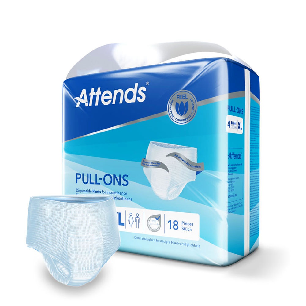 Attends Pull-Ons 4 XL Einweghosen (18 Stck.)