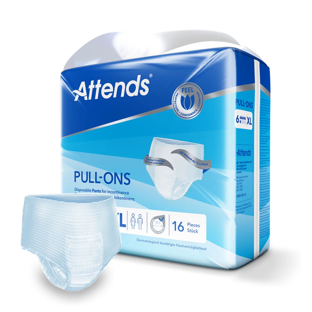 Attends Pull-Ons 6 XL Einweghosen (16 Stck.)