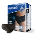 Attends Men Protective Underwear 3 L Einmalhosen, schwarz (10 Stck.)