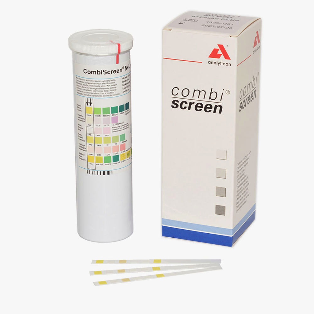 CombiScreen 5 + L PLUS Harnteststreifen (50 T.)