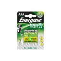 Energizer NiMH Akkumulatoren Power Plus Micro AAA HR03 1,2 V (4er-Pack)
