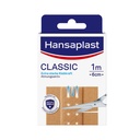 Hansaplast Classic Wundschnellverband Hautfarben, 1 m x 6 cm
