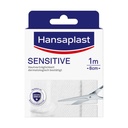 Hansaplast Sensitive Wundschnellverband Weiß, 1 m x 8 cm