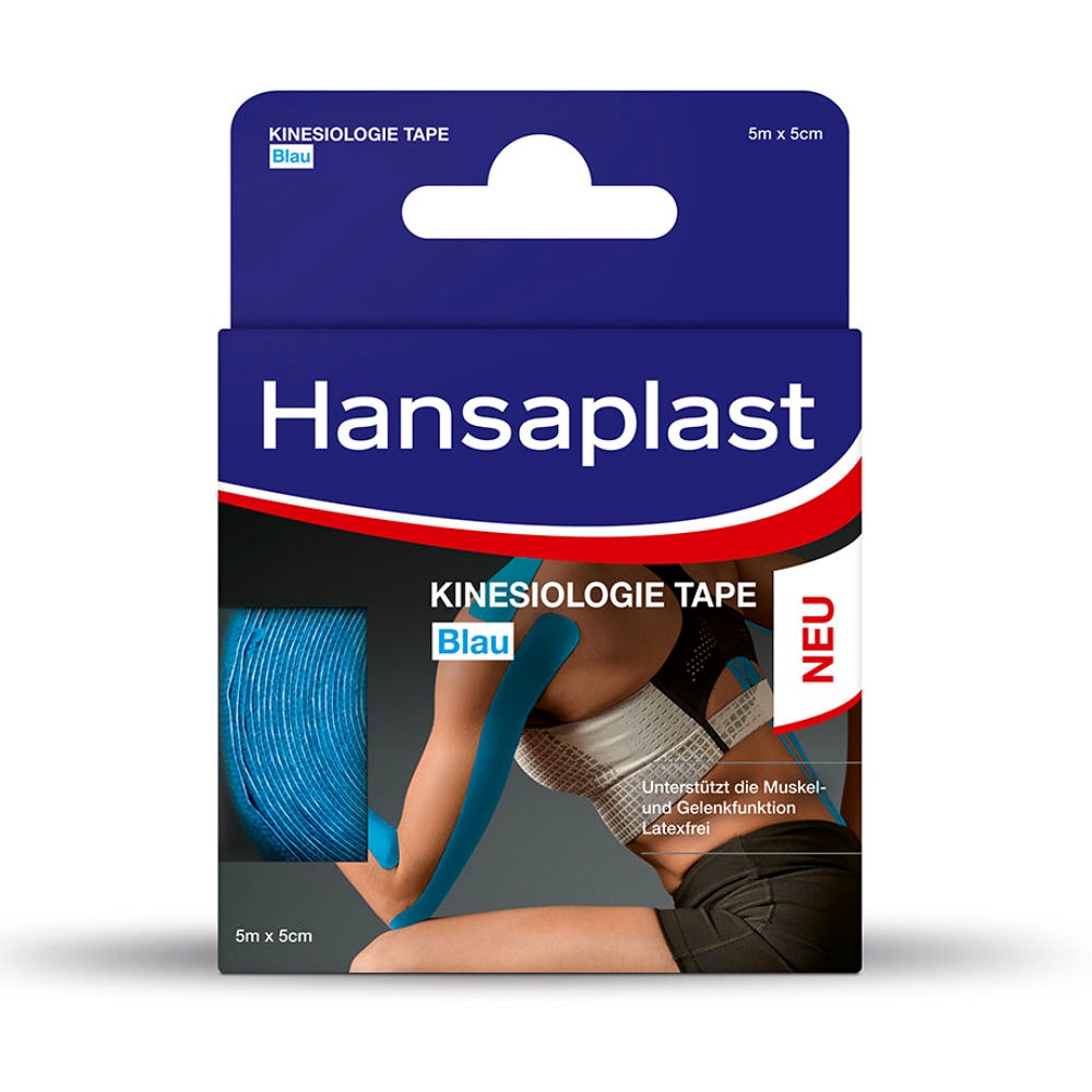 [BDF 48393] Hansaplast Kinesiologie Tape blau 5 cm x 5 m