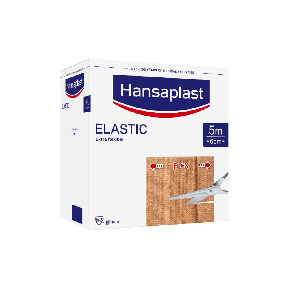 [BDF 48684] Hansaplast Elastic Wundschnellverband 5 m x 6 cm