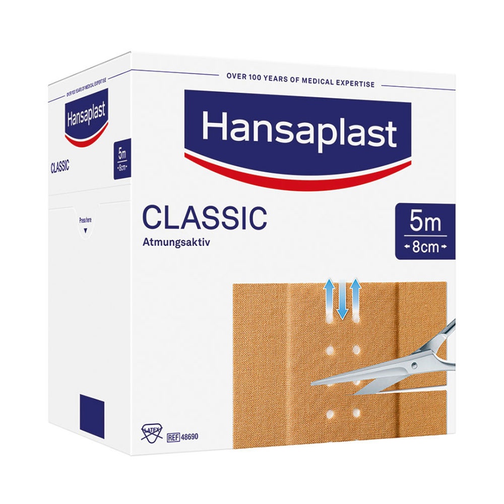 [BDF 48690] Hansaplast Classic Wundschnellverband 5 m x 8 cm
