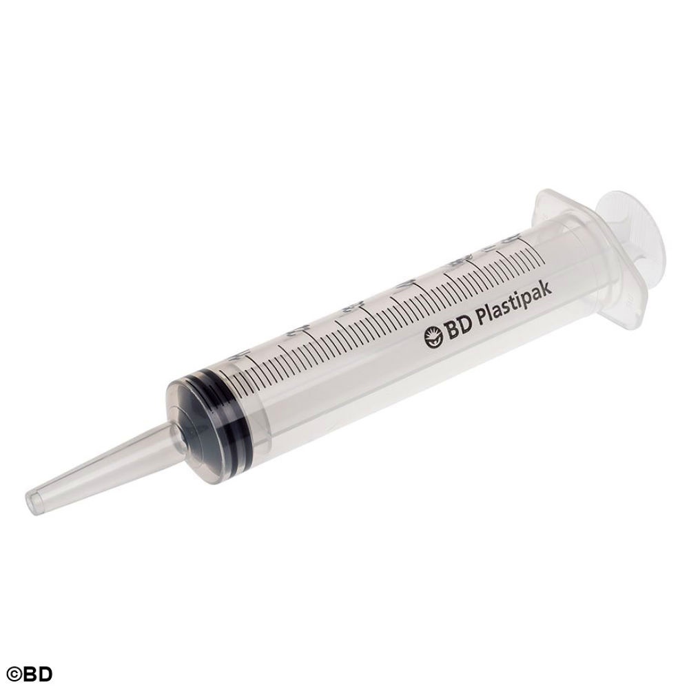 BD Plastipak Wund-/Blasenspritze 50/60 ml, mit Katheteransatz