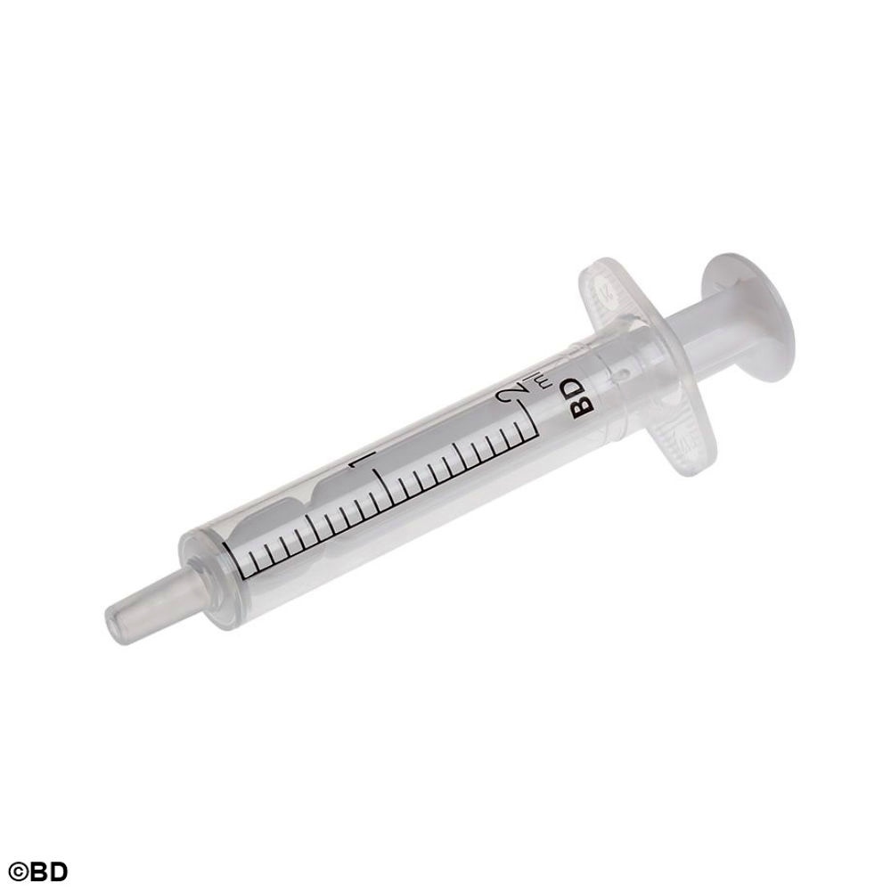 [BEC 300928] BD Discardit II Einmal-Spritzen 2 ml Luer, zentrisch (100 Stck.)