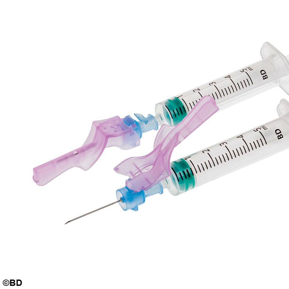 BD Eclipse Sicherheitsinjektionskanülen 23 G x 1'', 0,60 x 25 mm (100 Stck.)