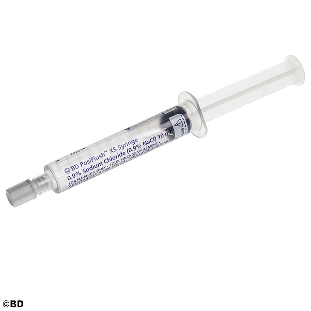 [BEC 306572] BD PosiFlush XS Spülsystem, vorgefüllt Mit 10 ml NaCl 0,9 % (8 x 30 Stck.)
