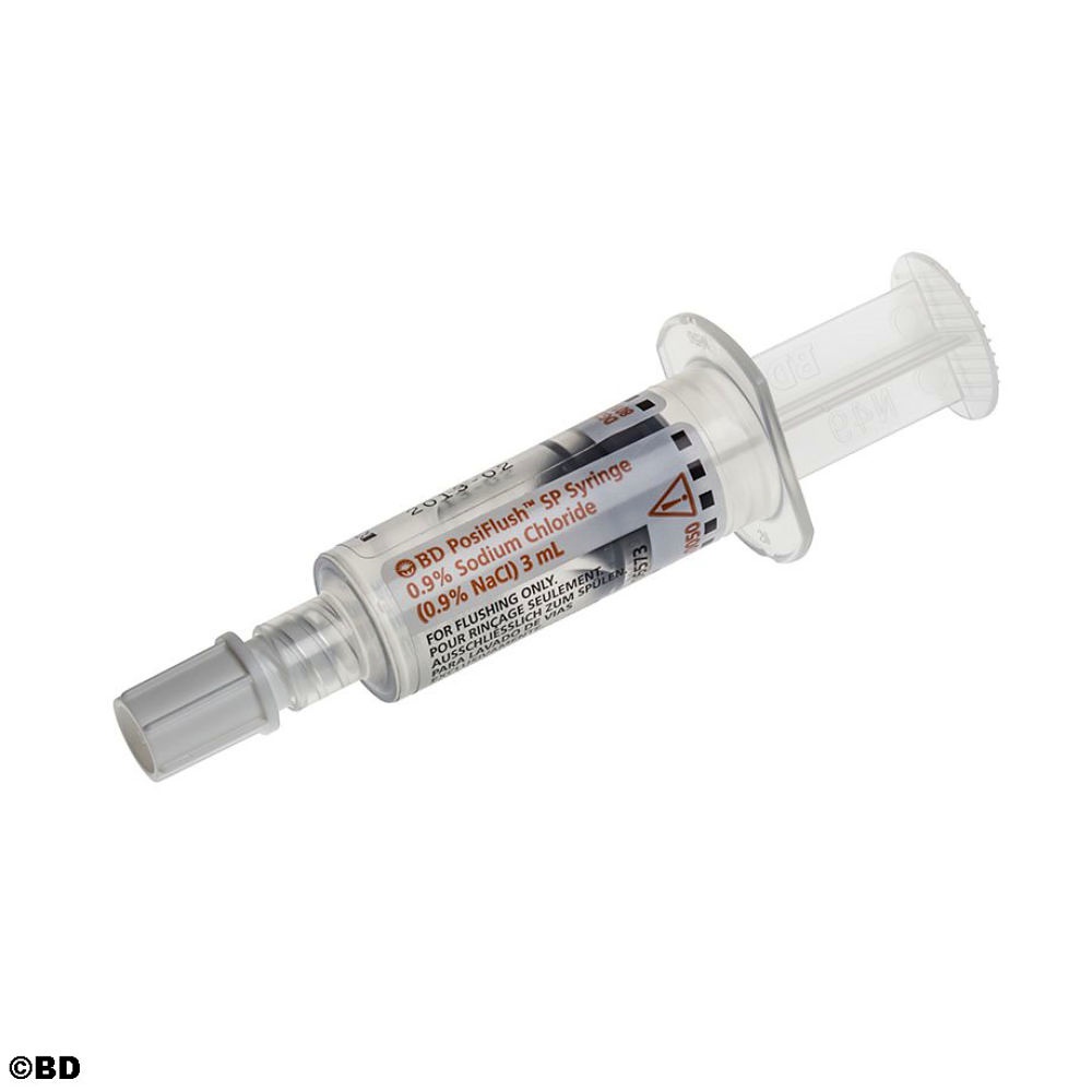 [BEC 306573] BD PosiFlush SP Spülsystem, vorgefüllt Mit 3 ml NaCl 0,9 % (16 x 30 Stck.)
