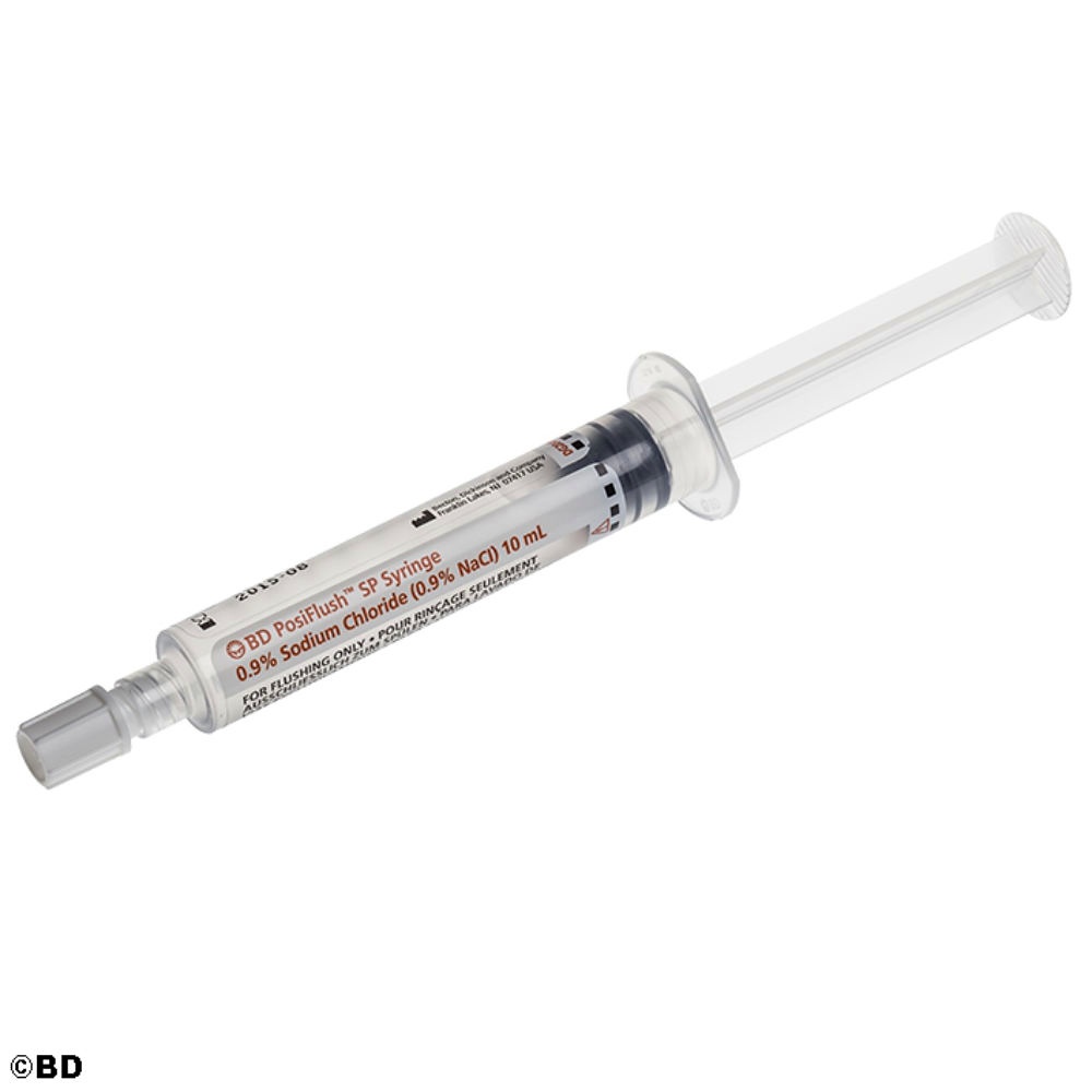 [BEC 306575] BD PosiFlush SP Spülsystem, vorgefüllt Mit 10 ml NaCl 0,9 % (16 x 30 Stck.)