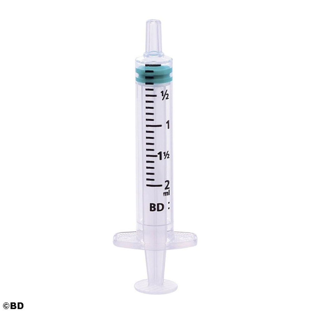BD Emerald Einmal-Spritzen 2 ml, Luer Zentrisch (100 Stck.)