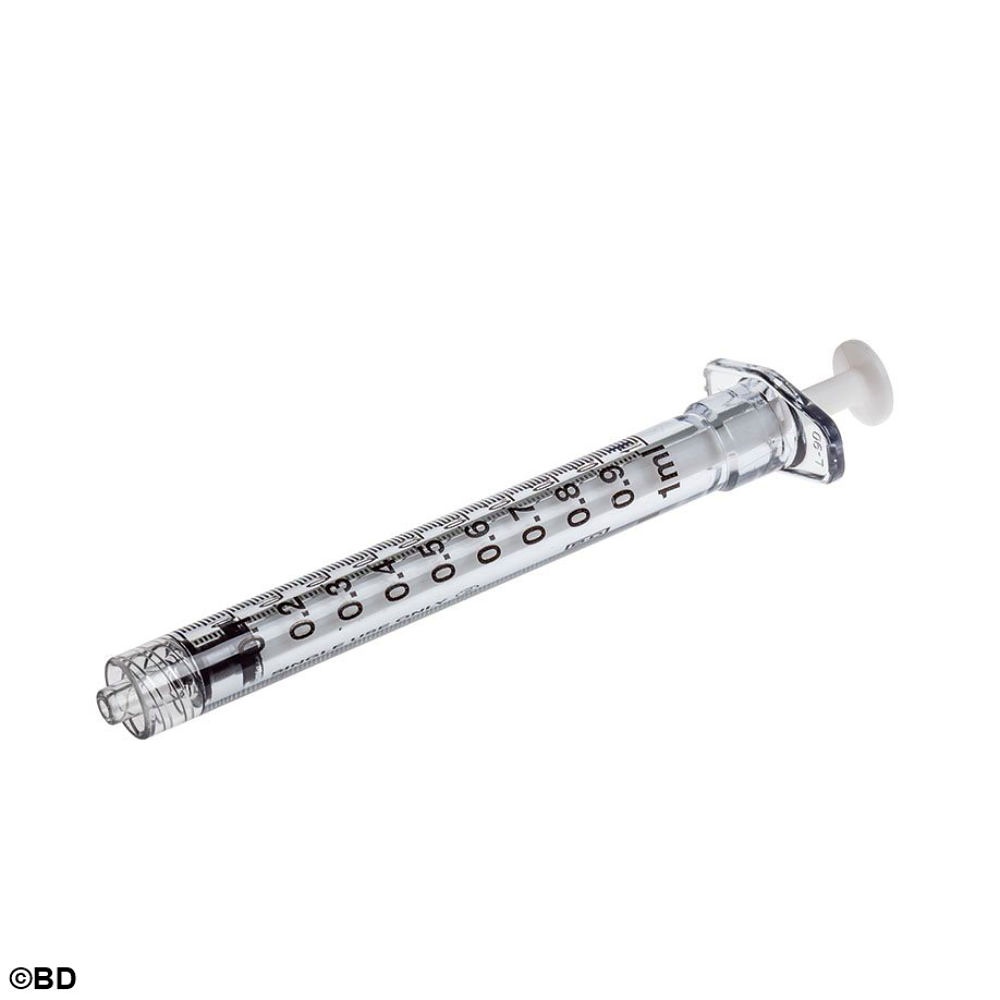 BD Plastipak Einmal-Spritze 1 ml Luer-Lock, zentrisch