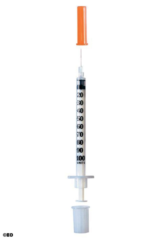 [BEC 324827] BD Micro-Fine+ Insulinspritzen 1 ml, U-100 (100 Stck.)