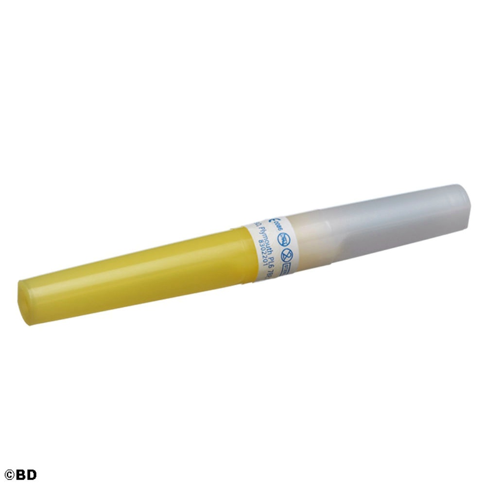 BD Vacutainer Precisionglide-Kanüle 0,9 x 38 mm, 20 G 1 1/2'', gelb